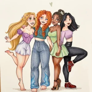 Princesas de Disney: 37 Dibujos para Colorear Gratis