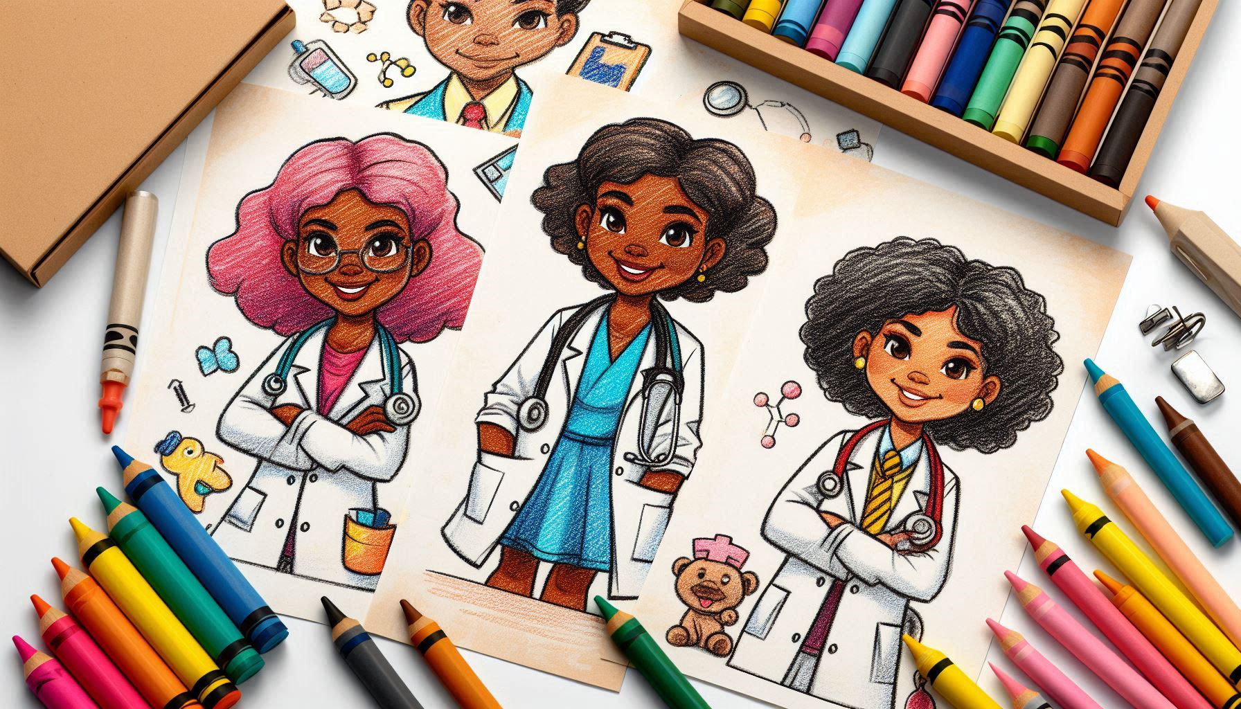 30 Free Doctor Coloring Pages