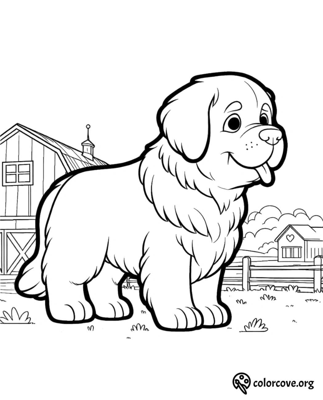 a cartoon of a dog