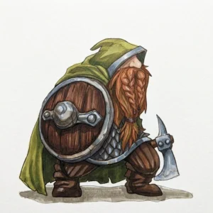 34 Dwarf Coloring Pages: Epic Fantasy Warrior Designs