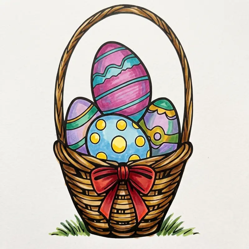 34 Easter Egg Coloring Pages: Free Printable Spring Designs