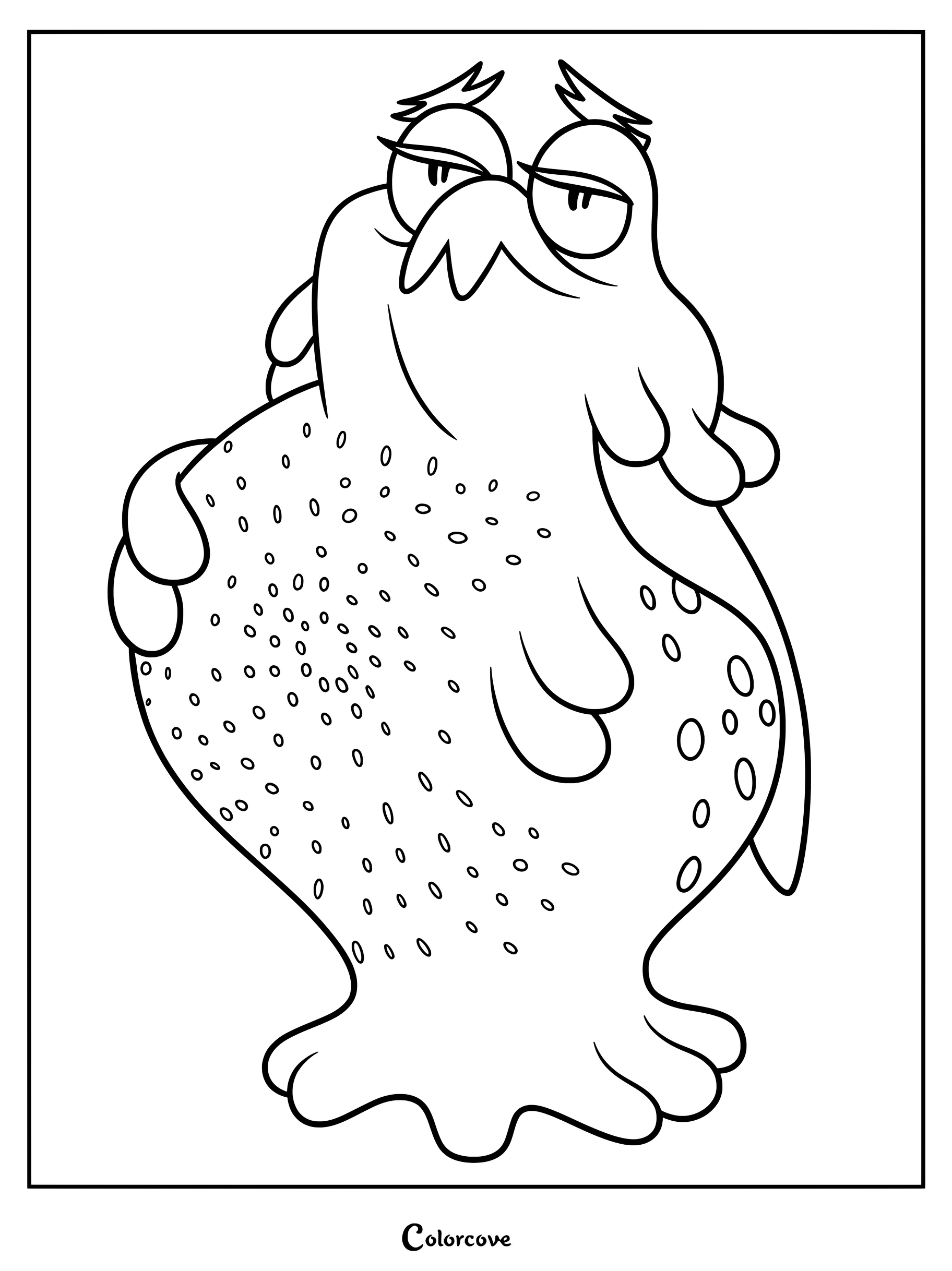 Ambassador Helix of Falluvinum, a member of the Intergalactic Senate, featured in a detailed line art coloring page.