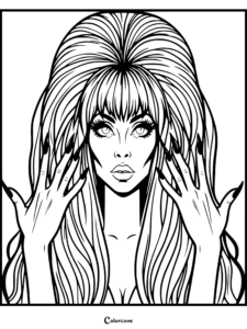 13 Free Elvira Coloring Pages