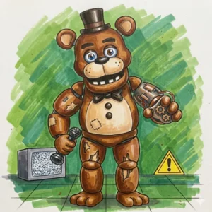 34 Five Nights At Freddys Coloring Pages: Ultimate Horror Art