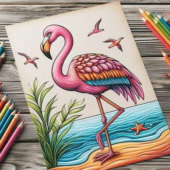 20 Free Flamingo Coloring Pages