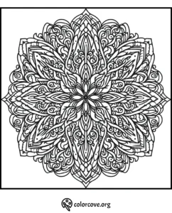 a black and white circular pattern