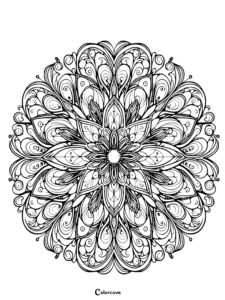 15 Free Fractal Coloring Pages