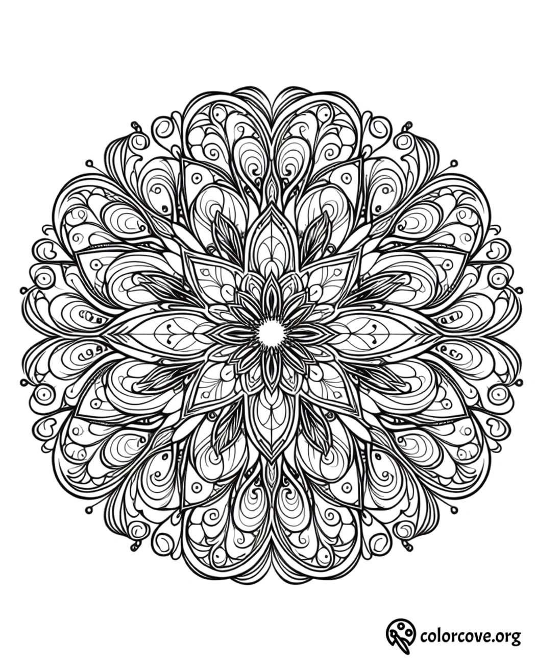 15 Free Fractal Coloring Pages