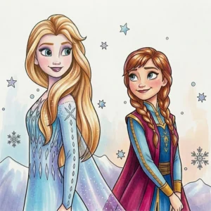 69 Free Frozen Coloring Pages