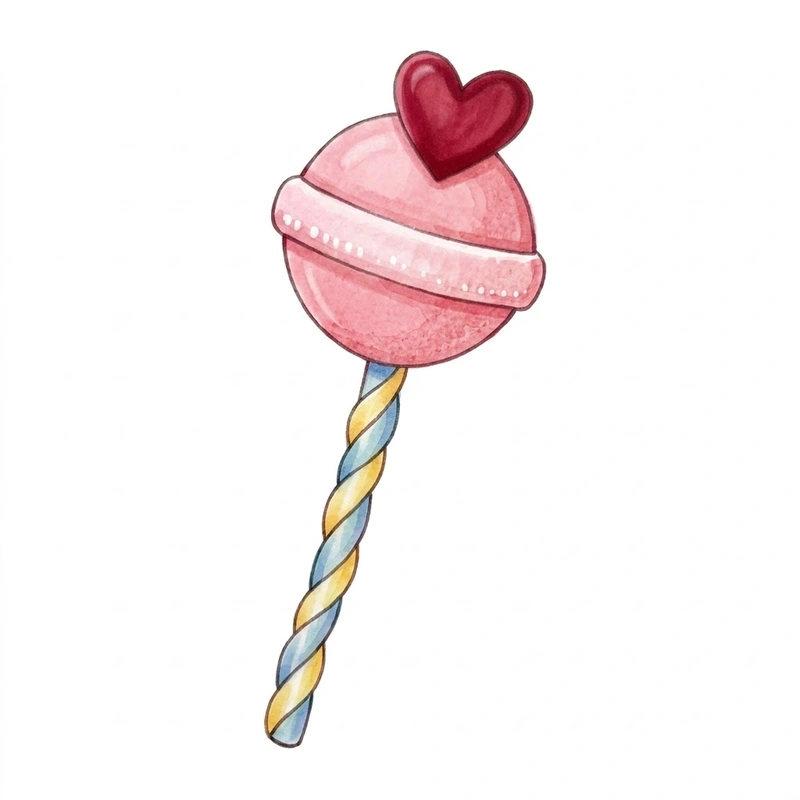 34 Fun Lollipop Coloring Pages: Sweet Aesthetic Candy Art