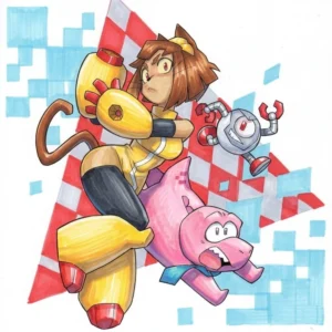 25 Gameoverse Coloring Pages: Epic Multiverse Hero Art