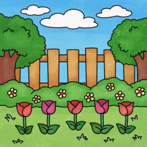 32 Free Garden Coloring Pages