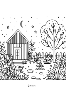24 Free Garden Coloring Pages