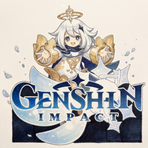 127 dibujos para colorear de Genshin Impact gratis