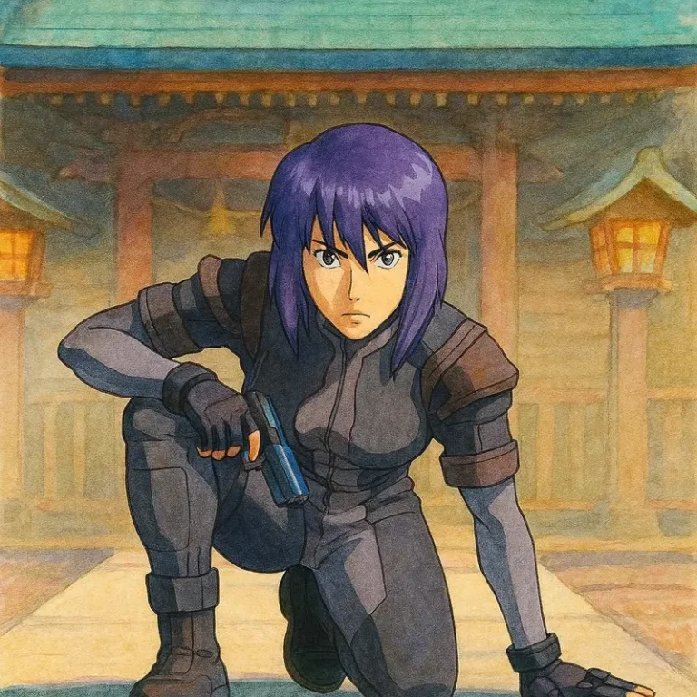 25 Coloriages Ghost in the Shell : À imprimer gratuite