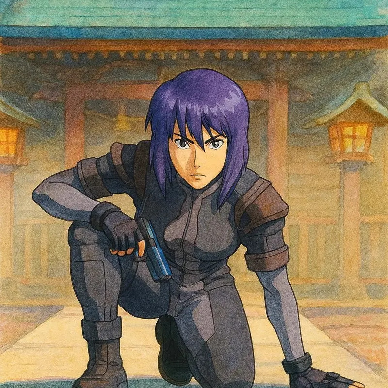 18 Ghost In The Shell Coloring Pages: Cybernetic Art Gallery