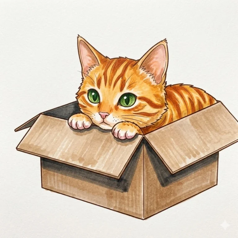 52 dibujos de gato naranja: escapes artísticos