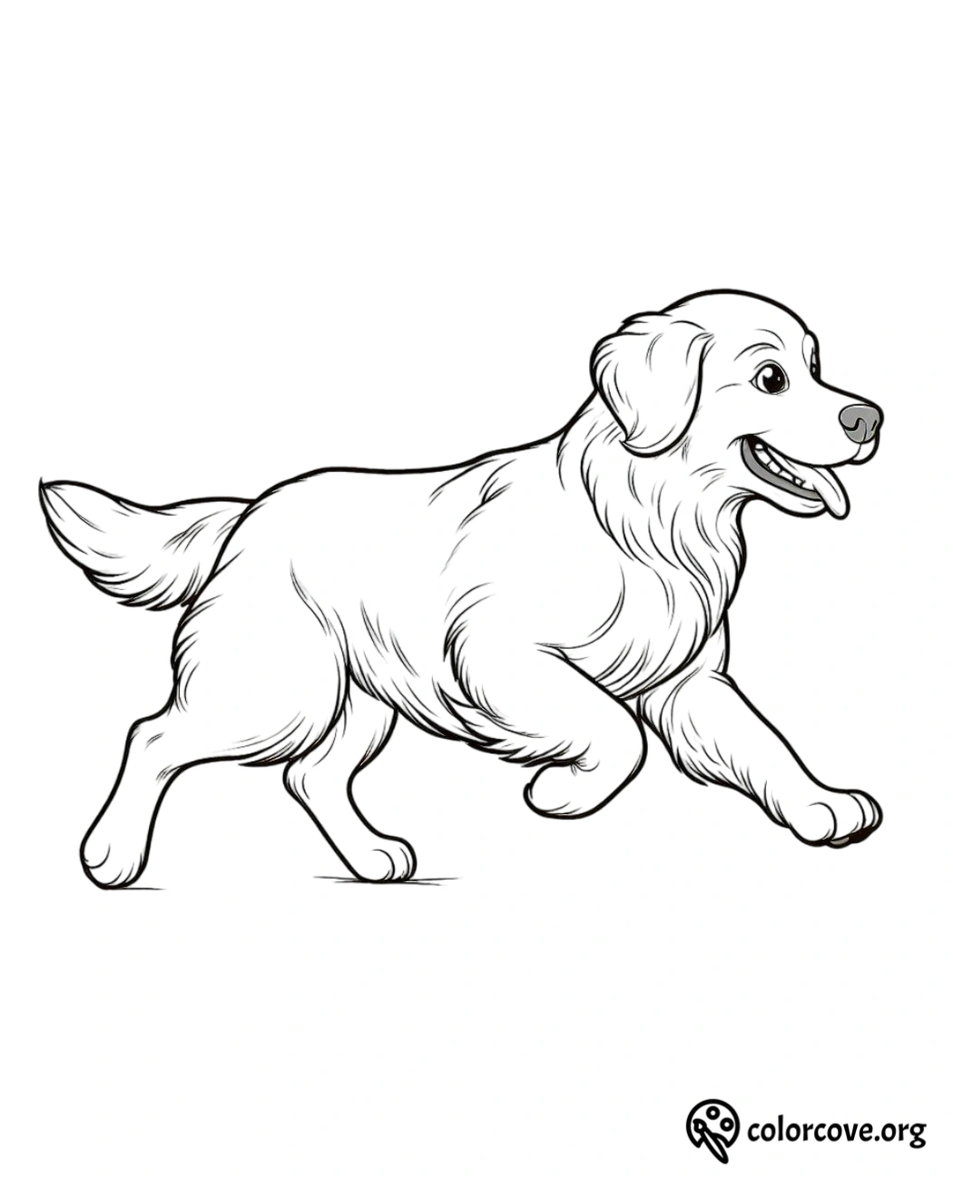 a drawing of a dog