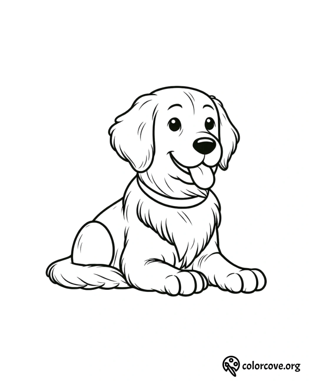 a cartoon of a dog