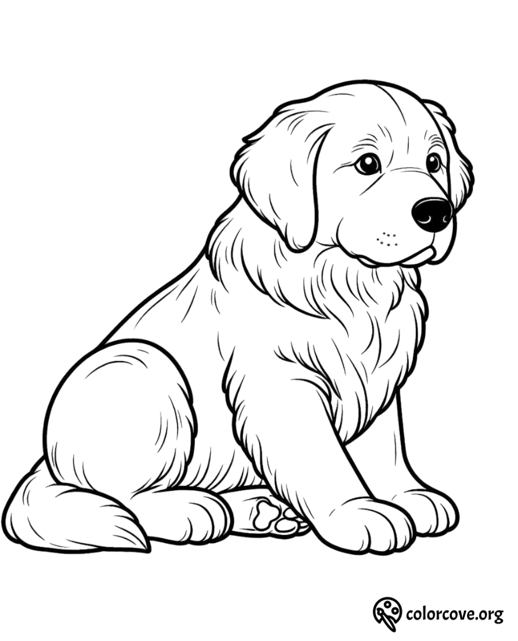 a drawing of a dog