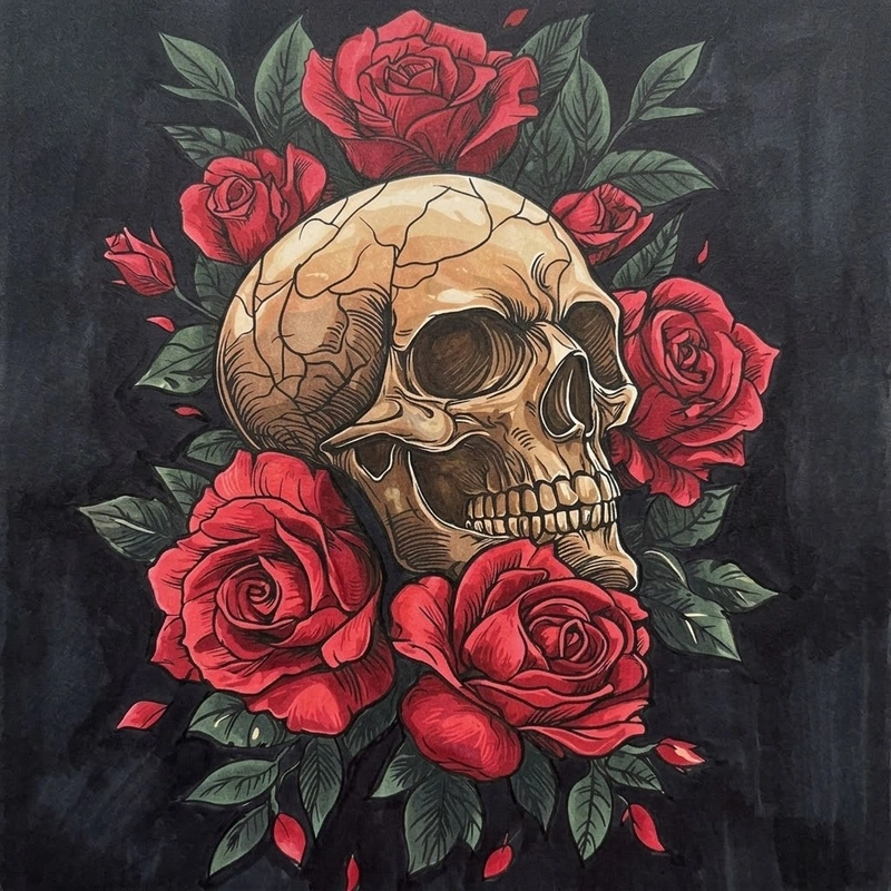 28 Gothic Coloring Pages: Dark Aesthetic Art for Adults