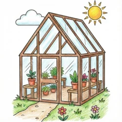 Step Inside Your Sanctuary: 25 Free Greenhouse Coloring Pages to "Grow" Your Calm Greenhouse Coloring Pages Feature