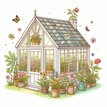Step Inside Your Sanctuary: 25 Free Greenhouse Coloring Pages to “Grow” Your Calm