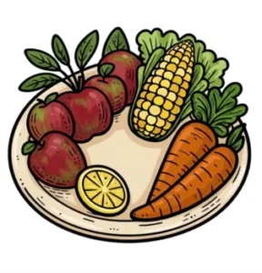 72 Healthy Food Coloring Pages (Free & Nutritious Fun)