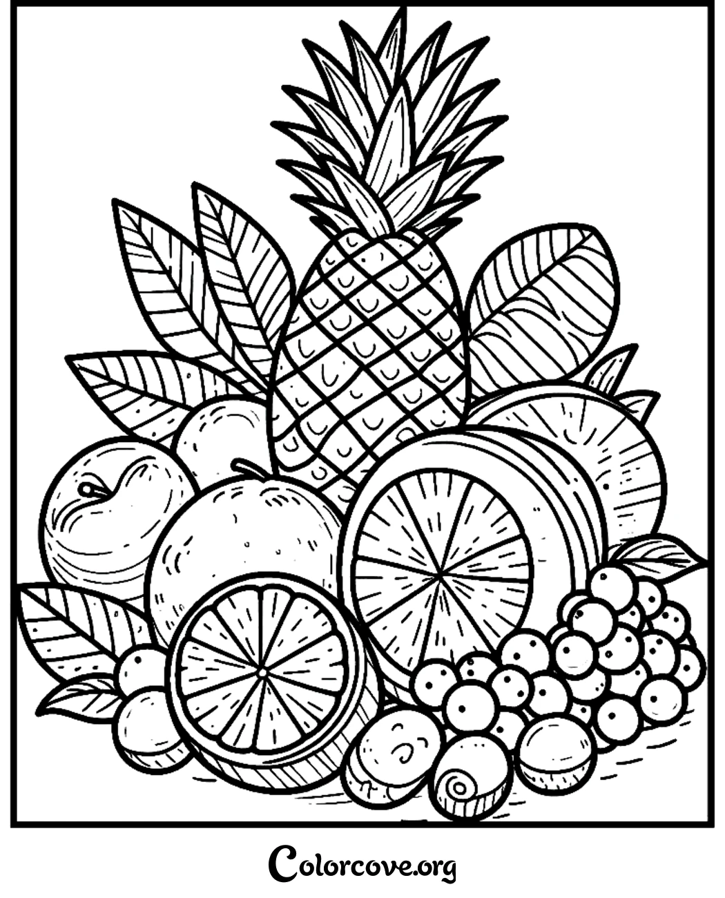 Celebrate healthy eating with this delightful fruit basket coloring page. Print this fun and educational activity instantly to spark creativity and teach children about the importance of fresh, nutritious food.