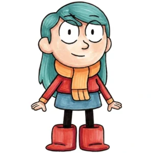24 Hilda Coloring Pages: Magical Trolberg Adventures