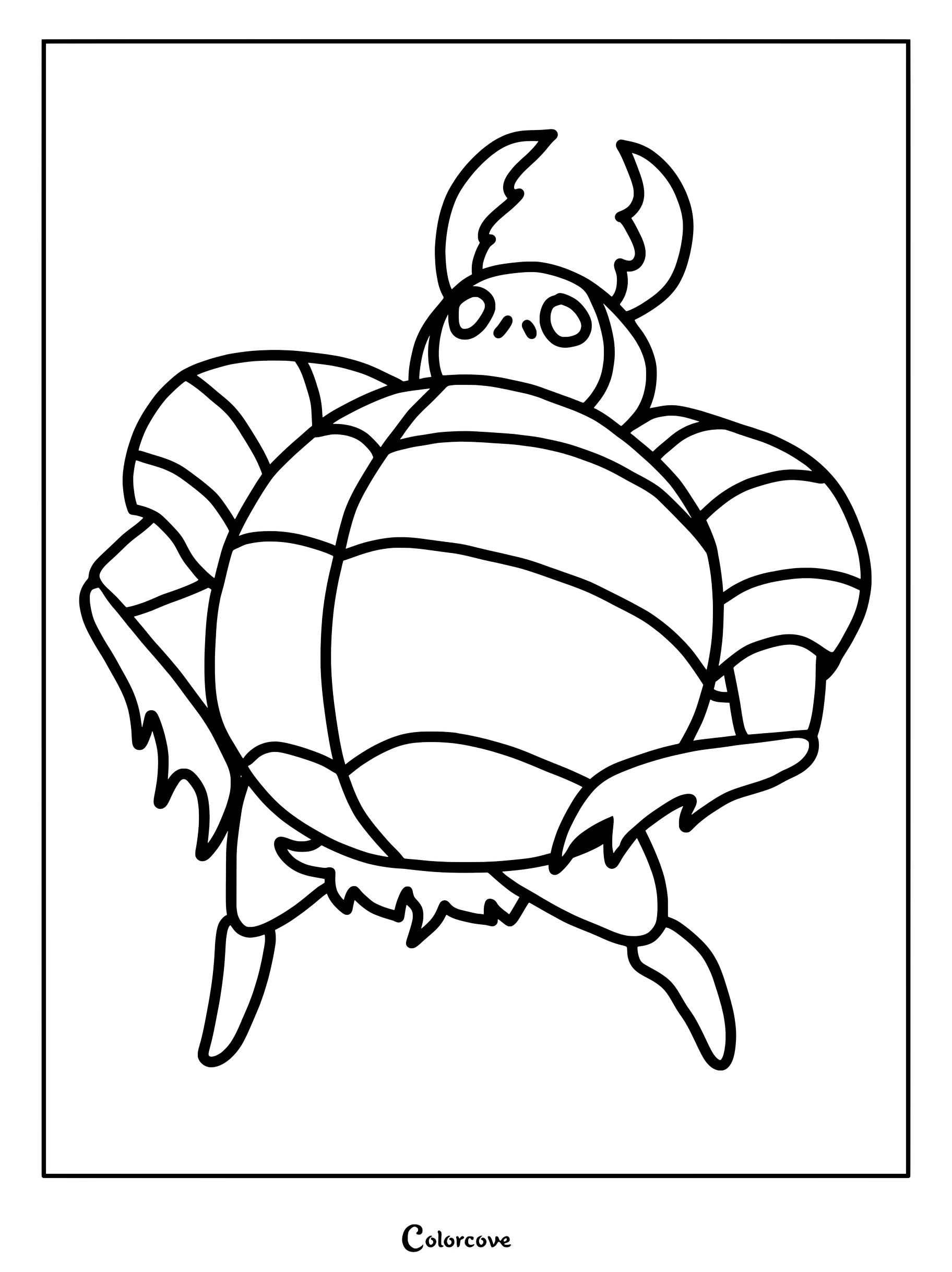 Dung Defender from Hollow Knight standing in a bold pose, featured as a printable coloring page with thick black outlines.