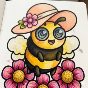29 Cute Honey Bee Coloring Pages: Sweet Artistic Designs