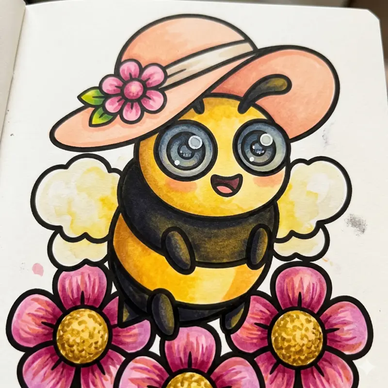 29 Cute Honey Bee Coloring Pages: Sweet Artistic Designs