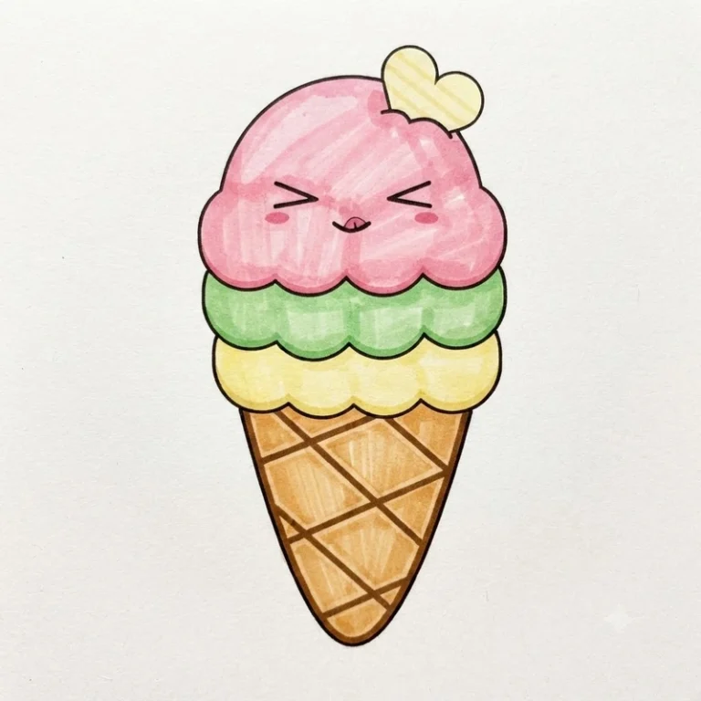 36 Ice Cream Coloring Pages: Sweet Treats to Color Now