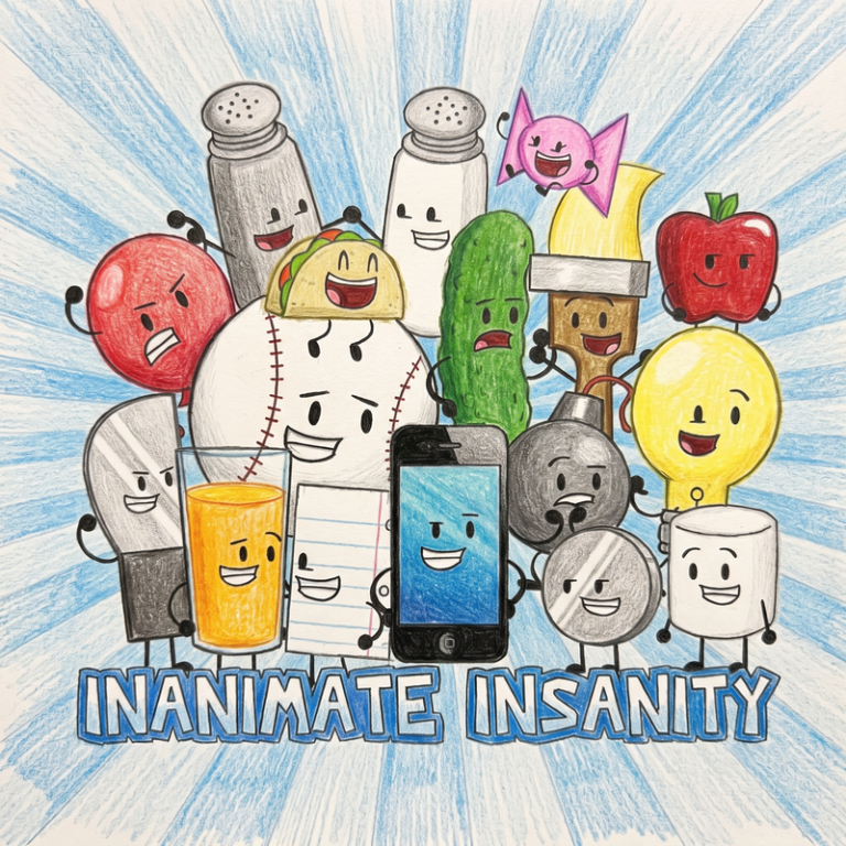 38 Inanimate Insanity Coloring Pages: MePhone4 Art
