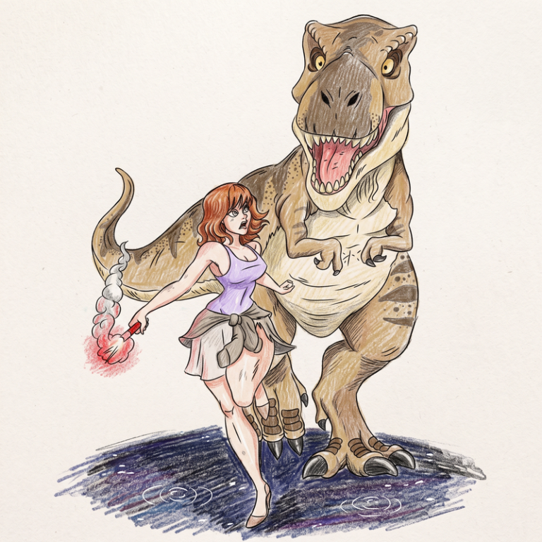35 Jurassic Park And World Coloring Pages: T-Rex Art
