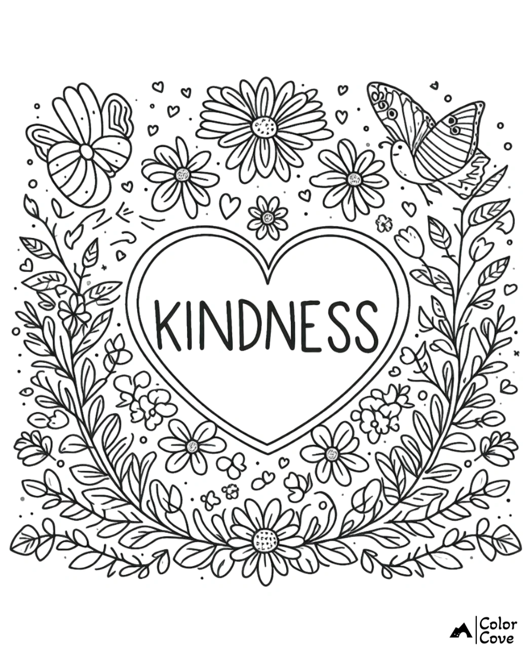 17 Free Kindness Coloring Pages