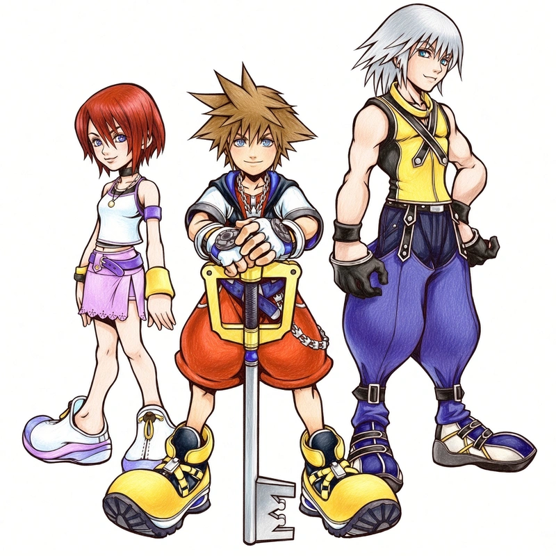 38 Kingdom Hearts Coloring Pages: Keyblade Fan Art – ColorCove