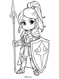 32 Awesome Knight Coloring Pages