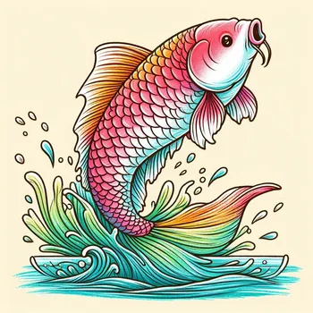 24 Free Koi Fish Coloring Pages