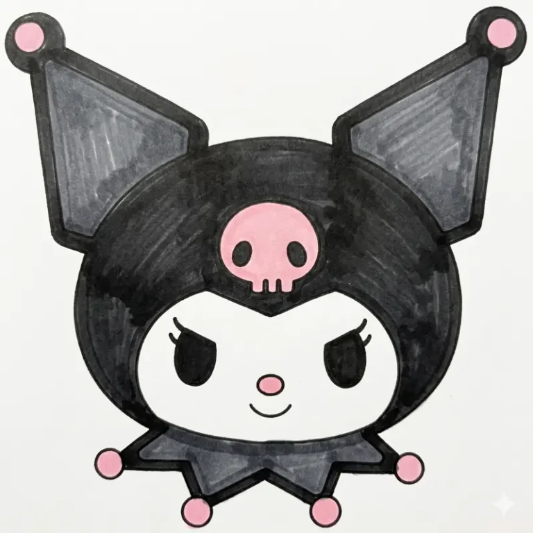 32 Dibujos de Kuromi para Colorear Gratis