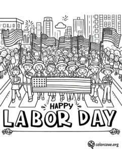 a group of people marching in a parade