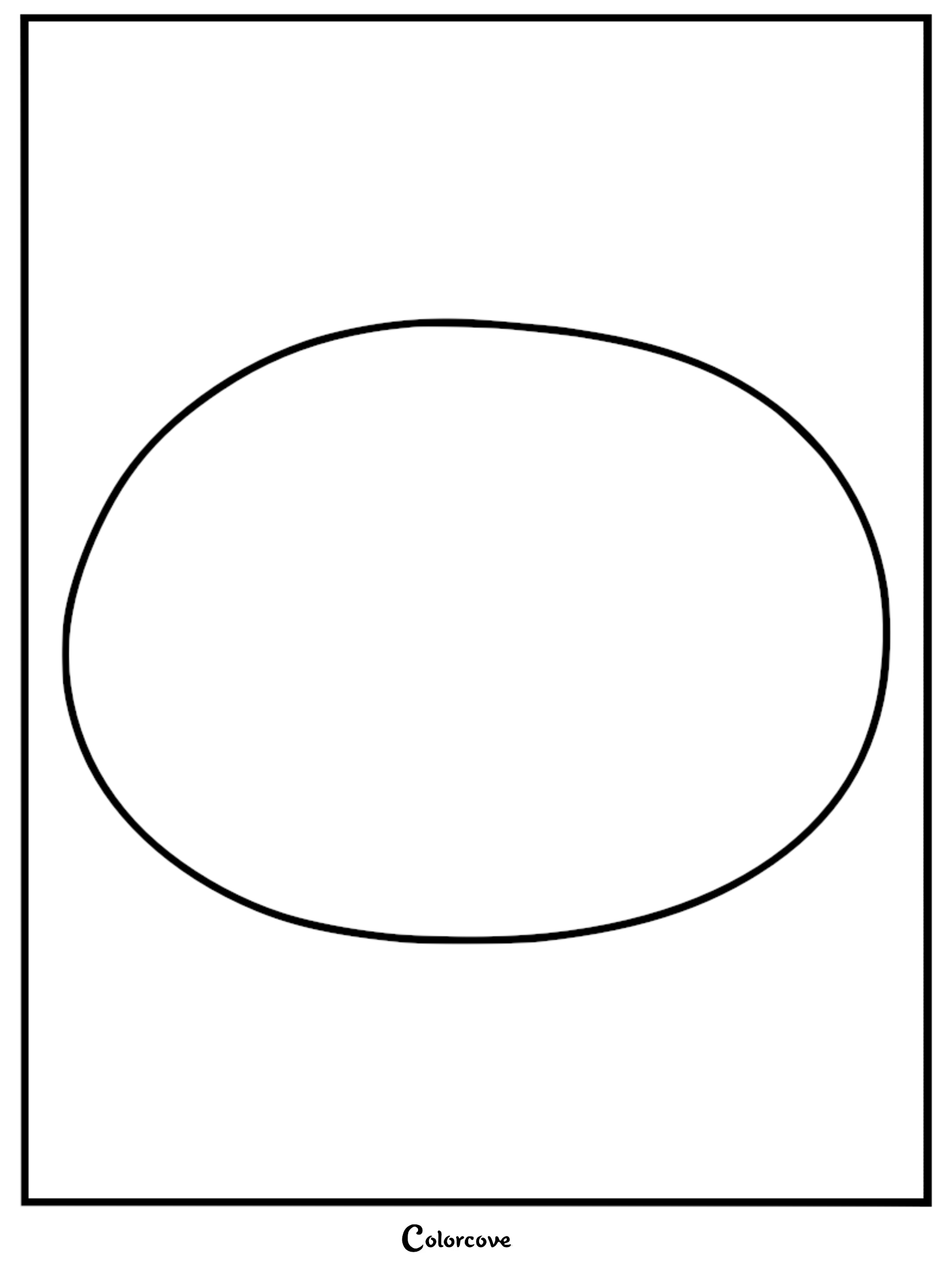 A simple black and white coloring page featuring the gelatinous Hygrodere blob from Lethal Company.
