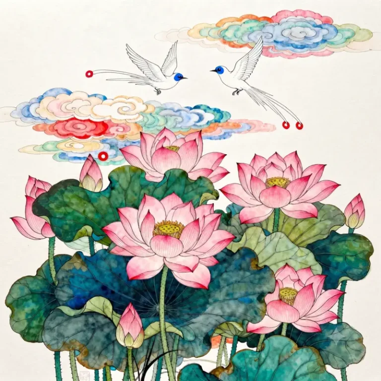 29 Relaxing Lotus Flower Coloring Pages: Zen Art Therapy
