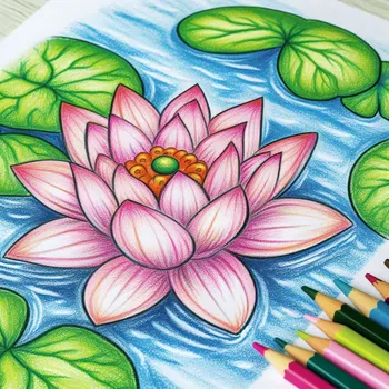 24 Free Lotus Flower Coloring Pages