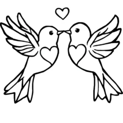 32 Free Lovebirds Coloring Pages