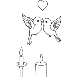 32 Free Lovebirds Coloring Pages