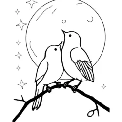 32 Free Lovebirds Coloring Pages