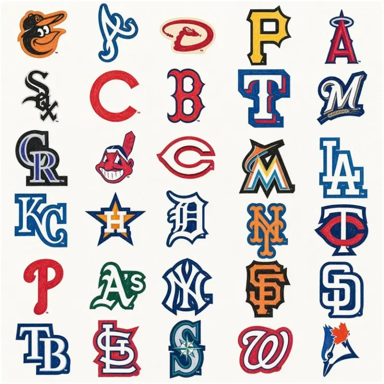 75 Dibujos de MLB para Colorear e Imprimir