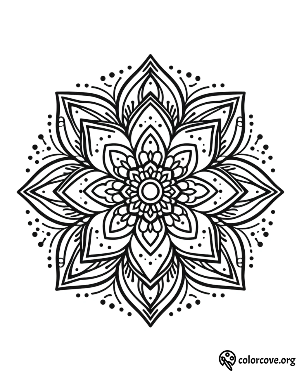 Mandala Coloring Pages Free Printable (21)